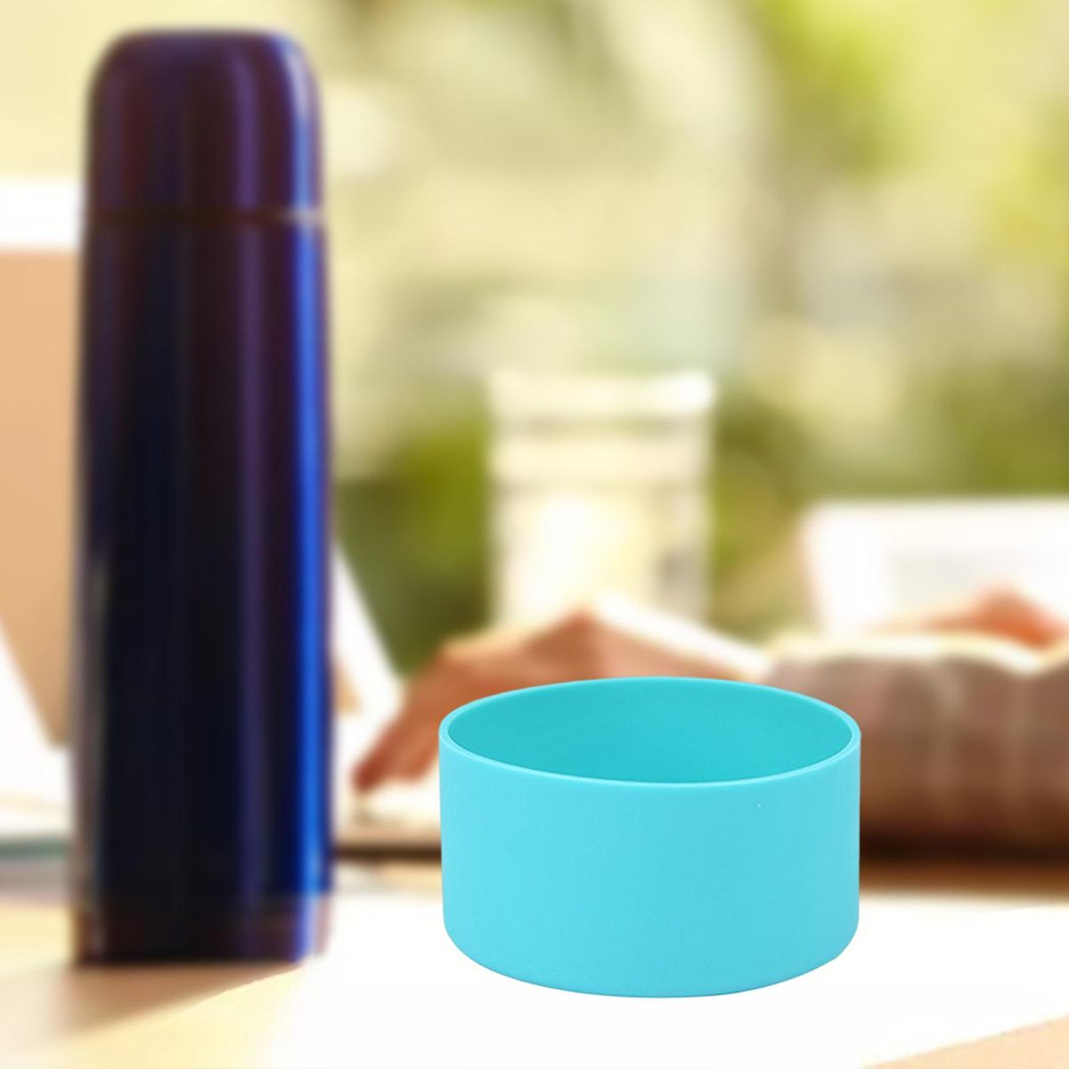 2Pcs Bottles Bottom Sleeve Cover Silicone Boot