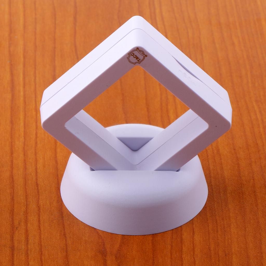 10pcs Coin Display Challenge Coin Medallion 3D Floating Frame White
