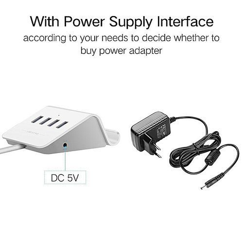 USB 3.0 HUB With Phone Holder 4 Port USB HUB USB Splitter Power Adapter For IMac Computer Laptop Accessories By HonTai