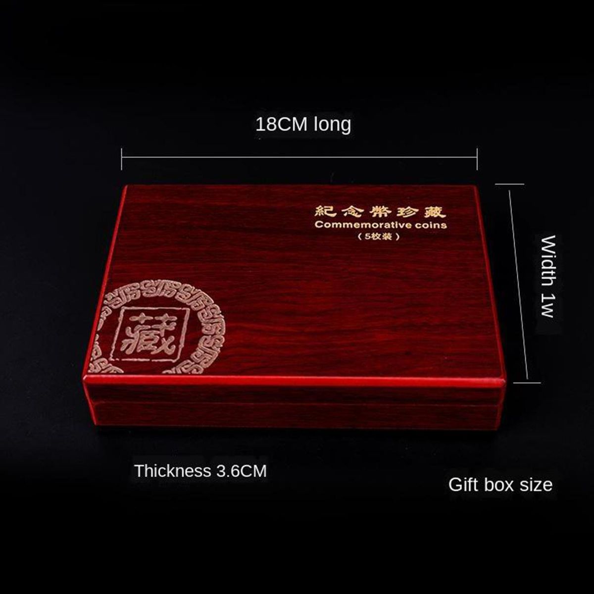 Superb Wood Coin Storage Box Case For 25/27/30mm Diameter Coins Medals