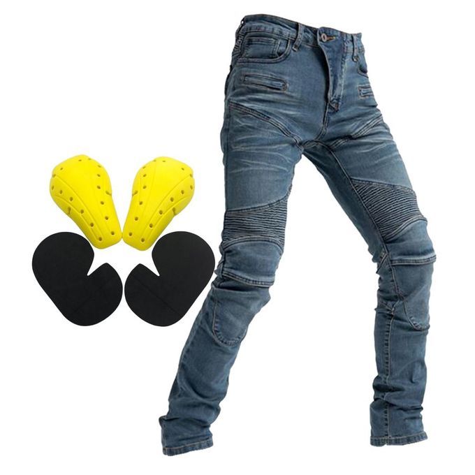 Men's Racing Motorcycle Pants Resistance Motocross Jeans Dual Sport