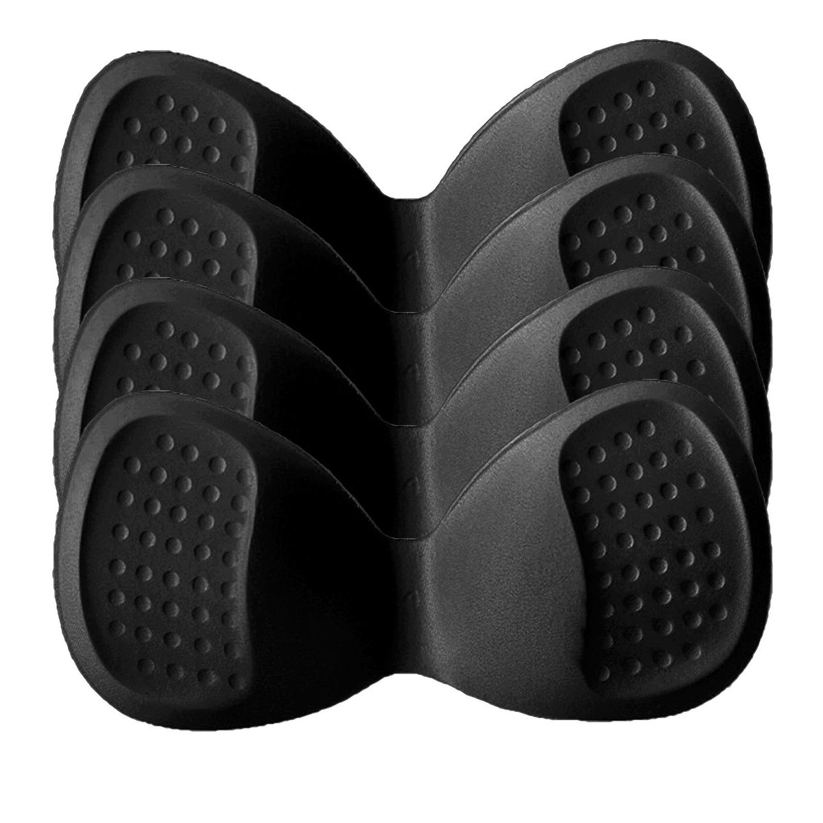 4 Pieces Bra Pads Inserts Push Up Breast Invisible Swimsuit Black