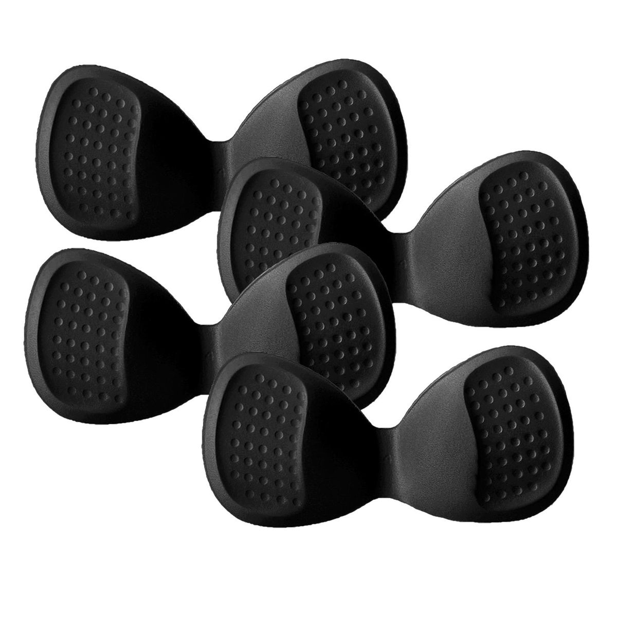 4 Pieces Bra Pads Inserts Push Up Breast Invisible Swimsuit Black