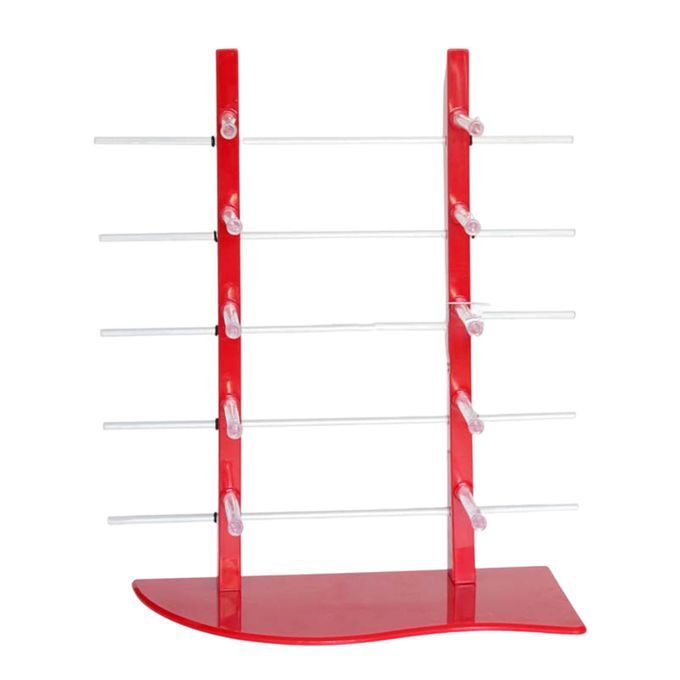 Acrylic Plastic Glasses Display Stand Holder Sunglasses For Shop Red