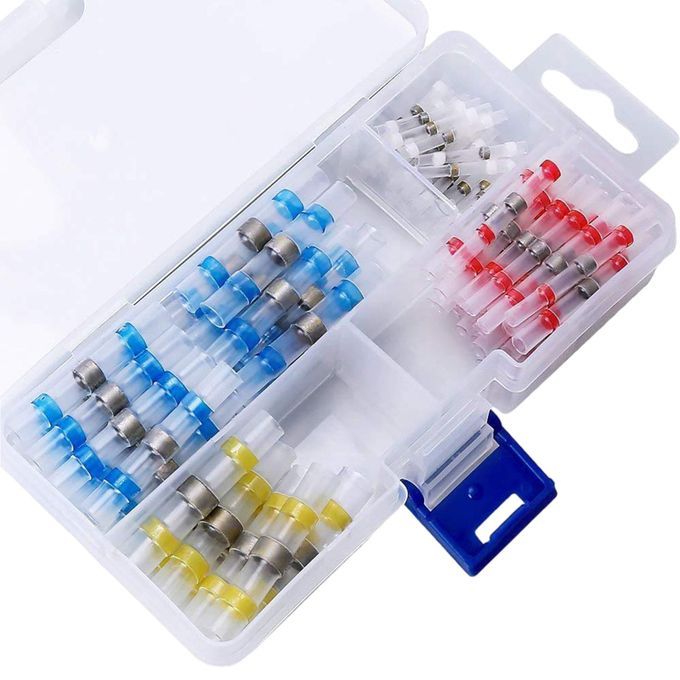 100Pcs Heat Shrink Tubing Waterproof For Electrical Terminals Joint