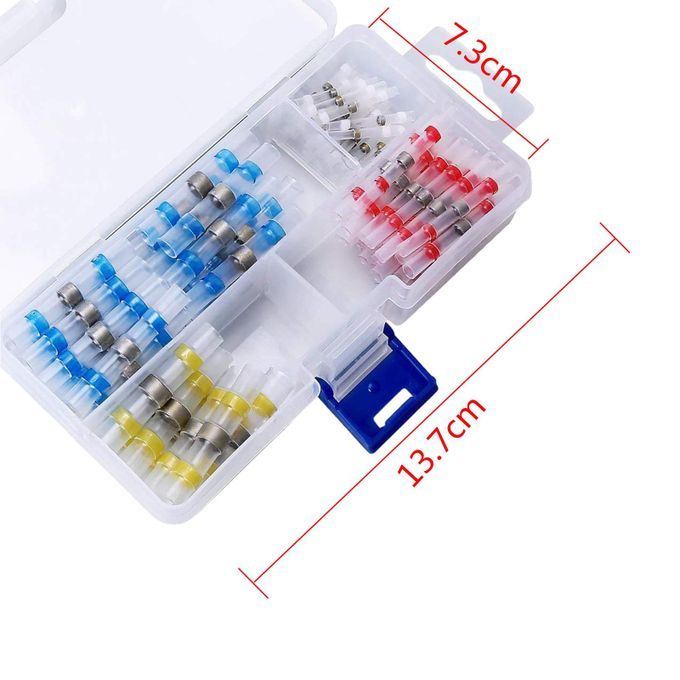 100Pcs Heat Shrink Tubing Waterproof For Electrical Terminals Joint