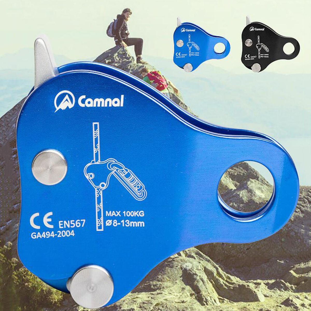 2x Rock Climbing Arborist Fall Protection Pulley Device