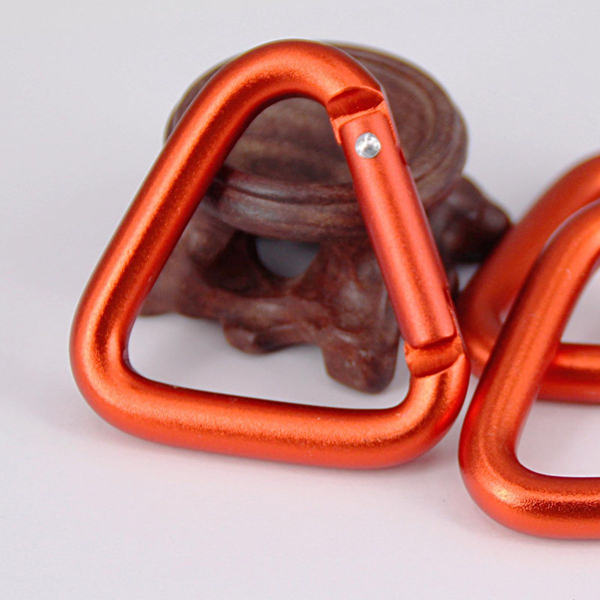 Climbing Carabiner Bluetooth-compatible Speakers Kettle Climbing Buckle Hook Orange