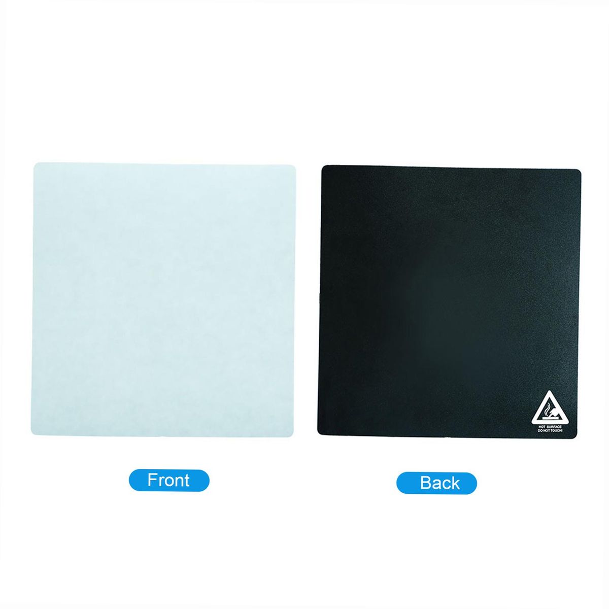 Tronxy Heated Bed Sticker Sheet Build Surface High Temperature Resistant 255*255mm/10.0*10.0in for 3D Printer Hotbed