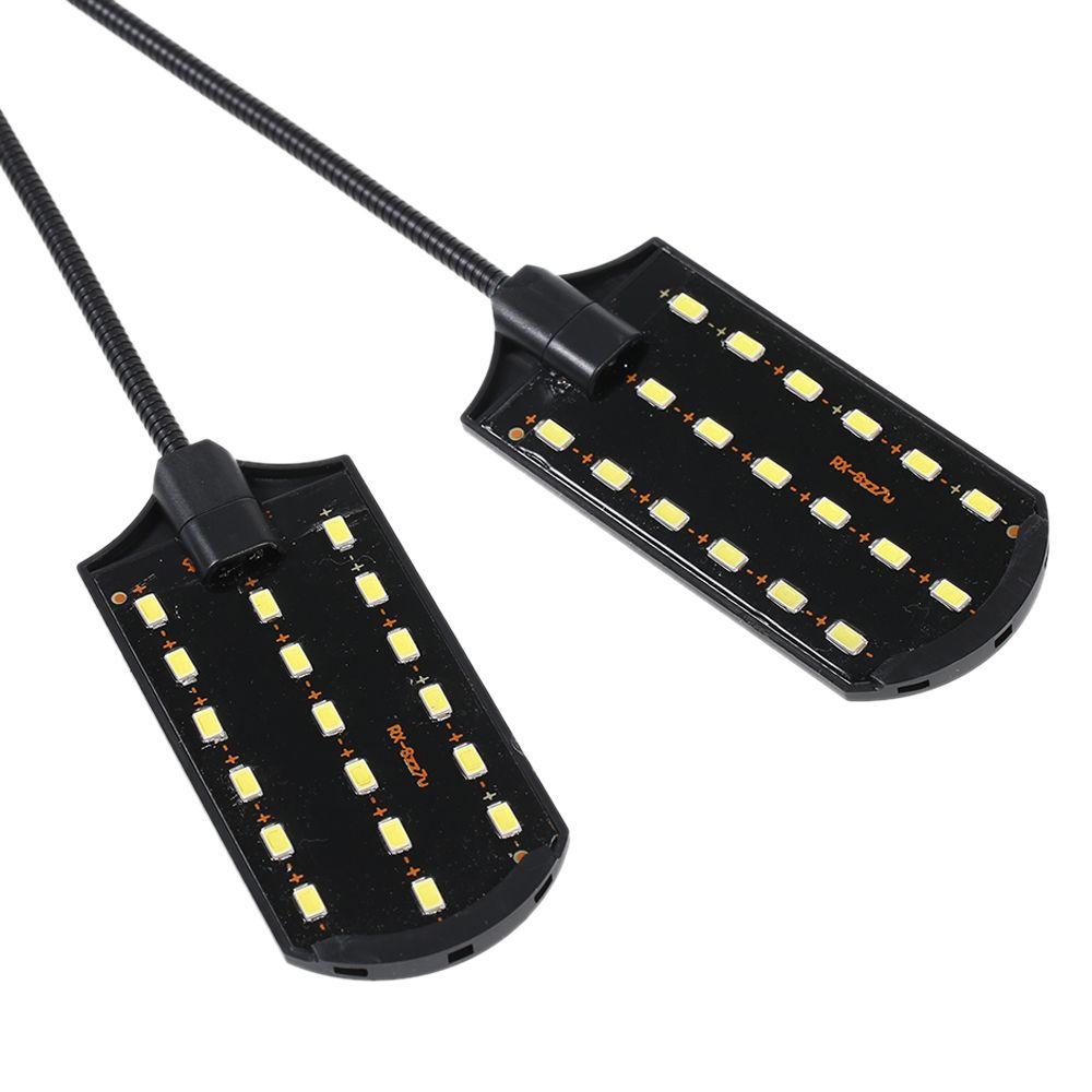 AC220V 15W 36 LED Dual-end Aquarium Light Fish Jar Lamp Flexible Bendable Illumination Angle White Portable