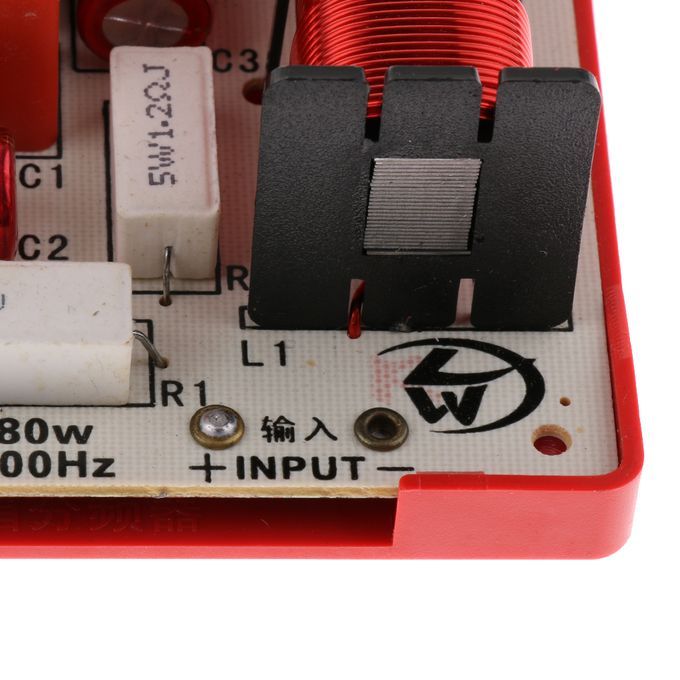 4Way 180W Treble Bass Speaker Crossover Frequency  Filter Clear