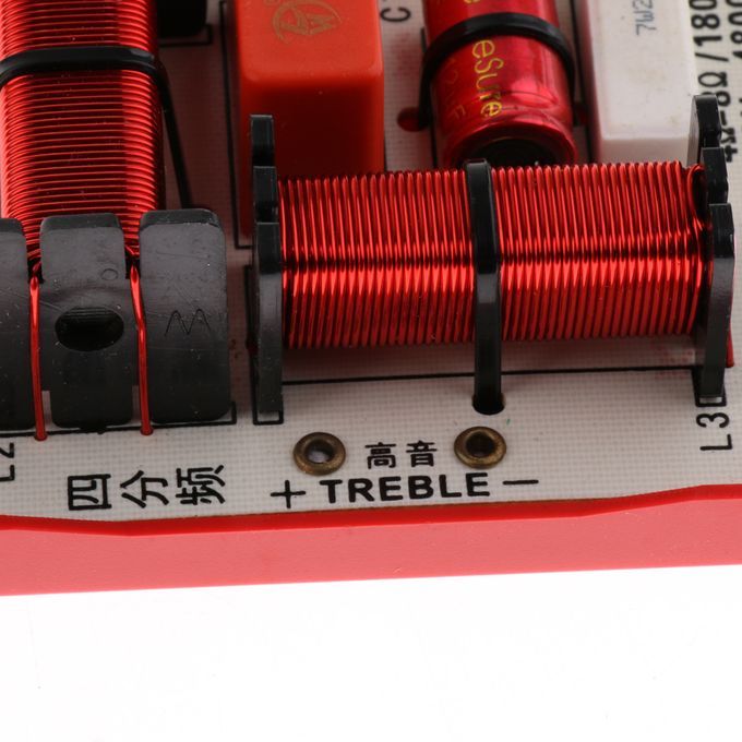 4Way 180W Treble Bass Speaker Crossover Frequency  Filter Clear