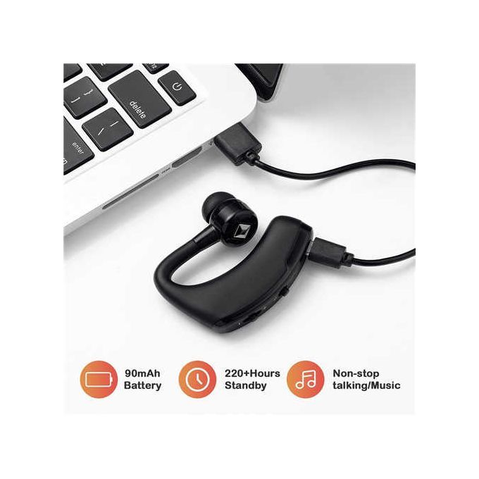 Bluetooth Earphones Wireless Headphones Handsfree Business Headsets With Mic Drive Call Sports Earphone For