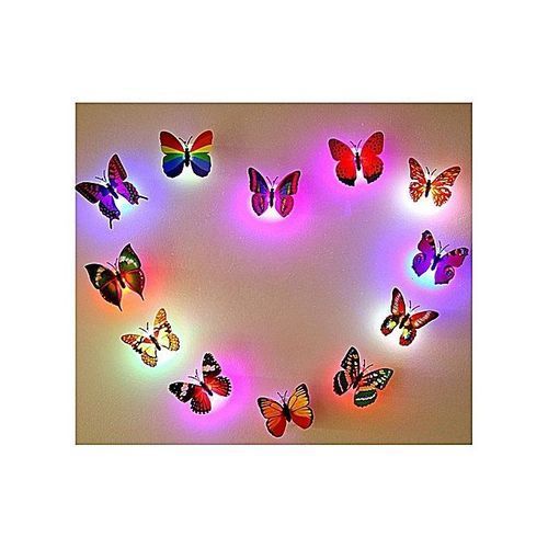 Decorative Butterfly 3D Luminous Stickers -10pcs