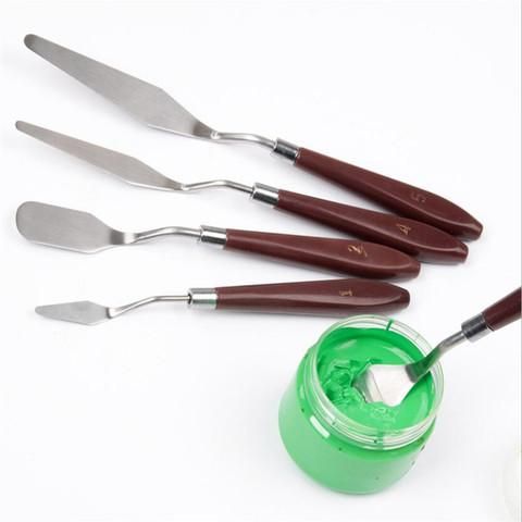 5Pcs Stainless Steel Spatula Cake Decorating Tools