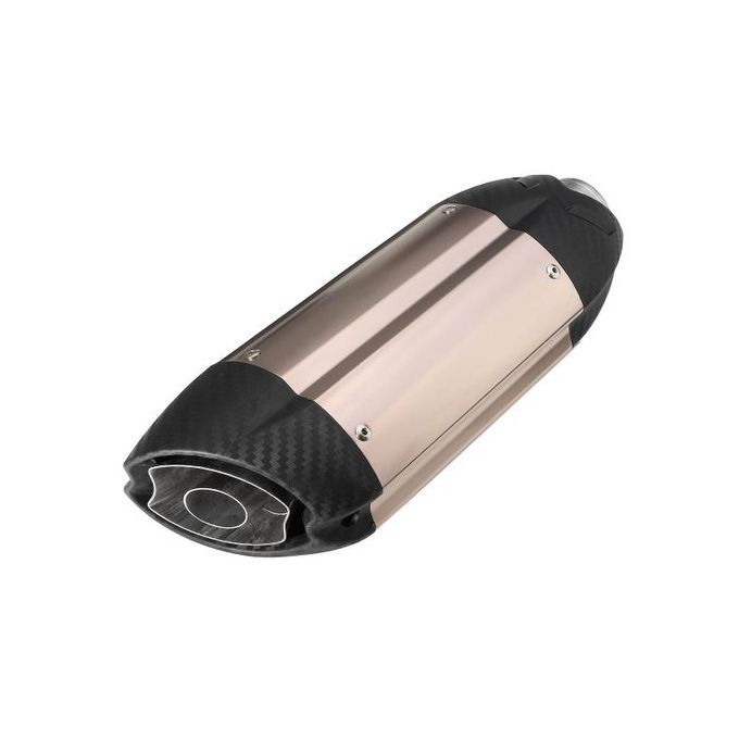 Motorcycle Exhaust Street Sport Bike Carbon Stainless Steel 51mm Muffler Titanium