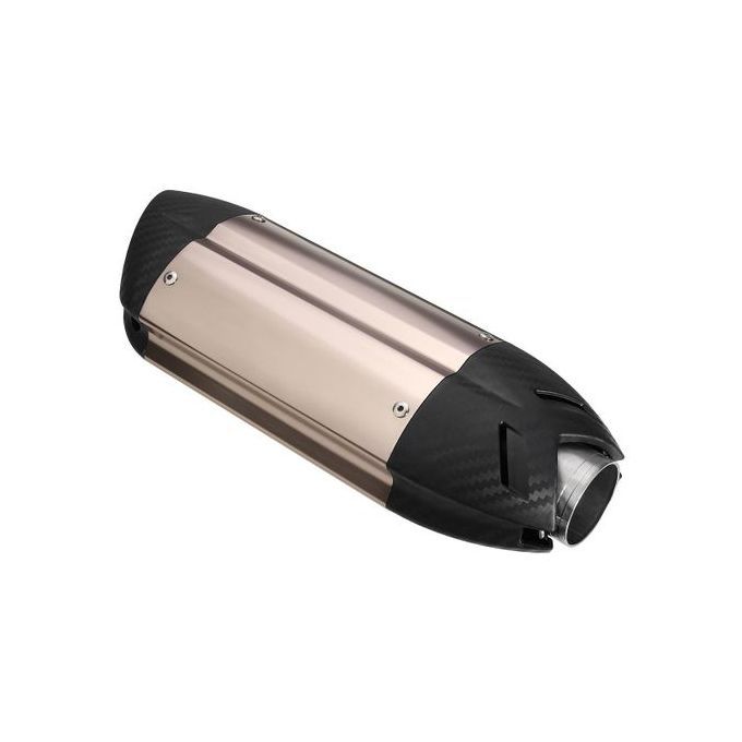 Motorcycle Exhaust Street Sport Bike Carbon Stainless Steel 51mm Muffler Titanium