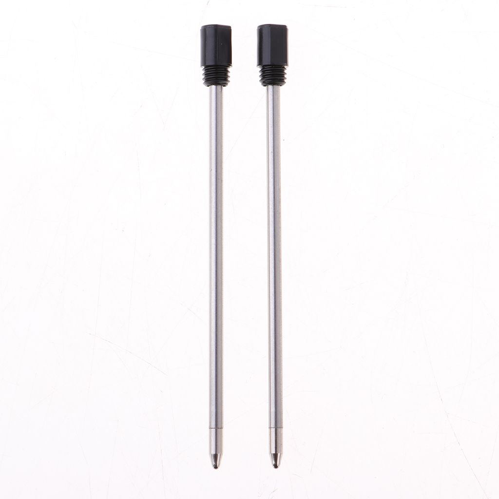 Pack Of 50 1mm Nib Metal Rollerball Pen Character Refills, Black