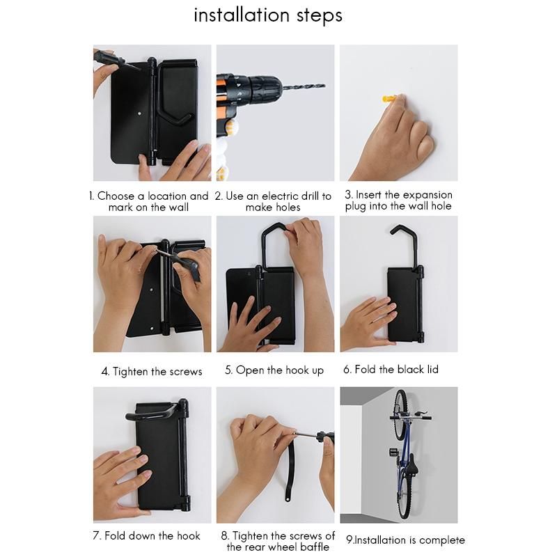 Bike Stand Wall Mount Bicycle Holder Mountain Bike Rack Stan