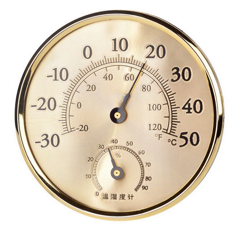 Thermometer Hygrometer Analog Temperature And Humidity Monitor For Bedroom Living Room Office School