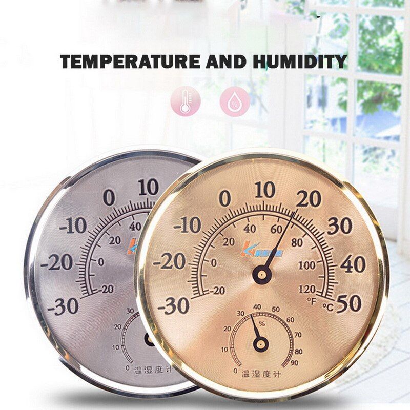 Thermometer Hygrometer Analog Temperature And Humidity Monitor For Bedroom Living Room Office School