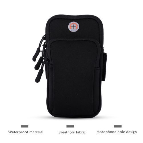 Double Pocket  Waterproof Neoprene Arm Bag  Armband  For Outdoor Sport