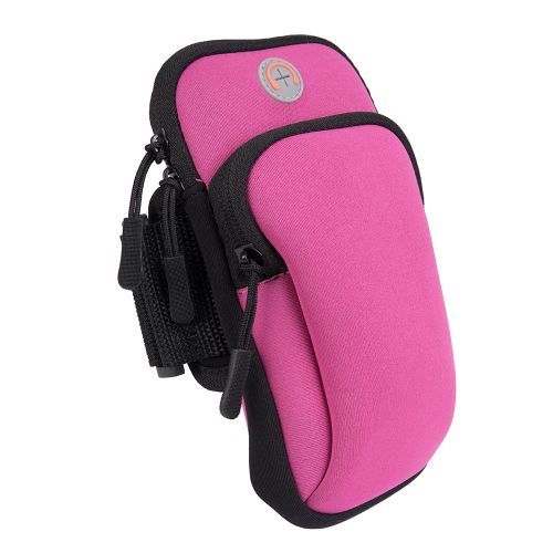 Double Pocket  Waterproof Neoprene Arm Bag  Armband  For Outdoor Sport