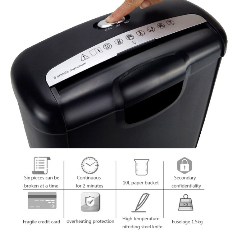Rayson 601S A4 Electric Shredder With 10L Shredding Box