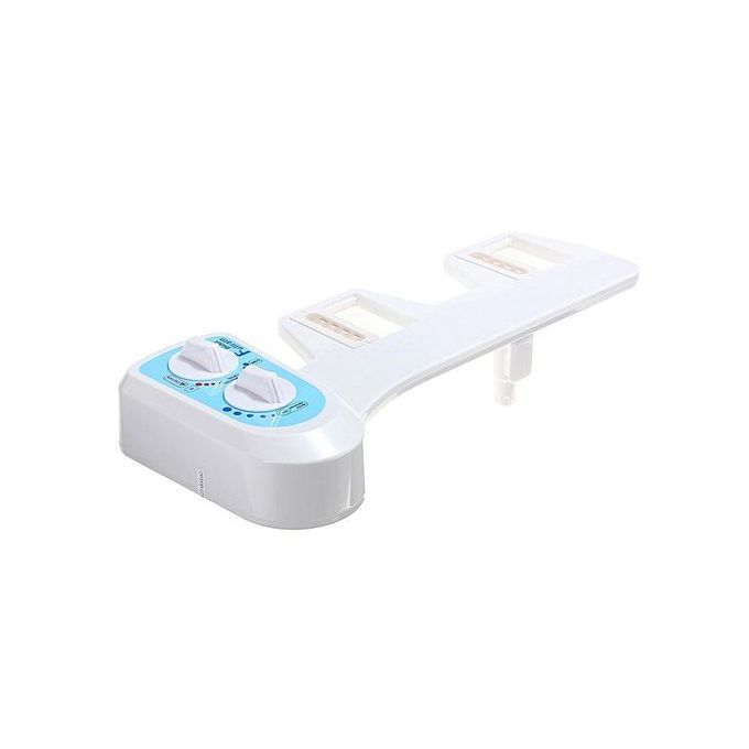 T8230 Nozzle Hot Cold Water Sprayer Non-Electric Bathroom Bidet Toilet Seat Attachment White
