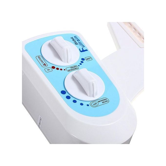 T8230 Nozzle Hot Cold Water Sprayer Non-Electric Bathroom Bidet Toilet Seat Attachment White