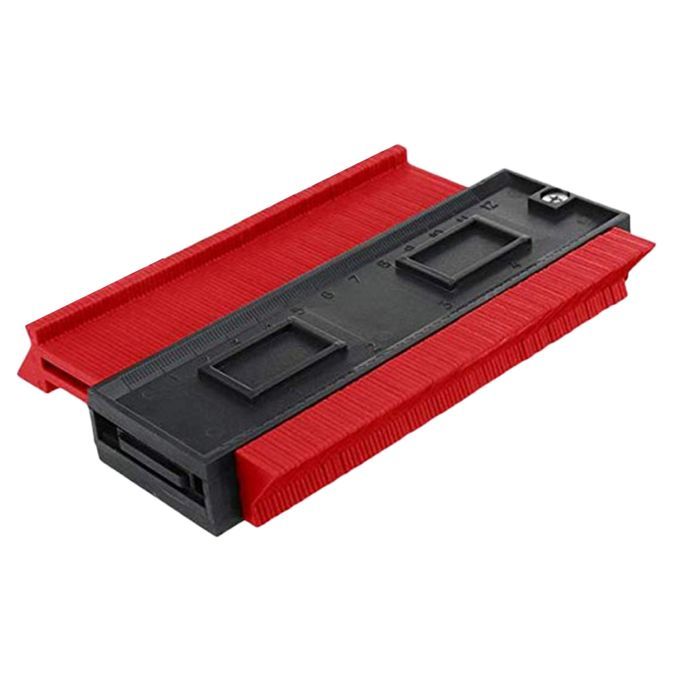 2pcs  Gauge Profile Copy Gauge Ruled Measure Tool Green Red