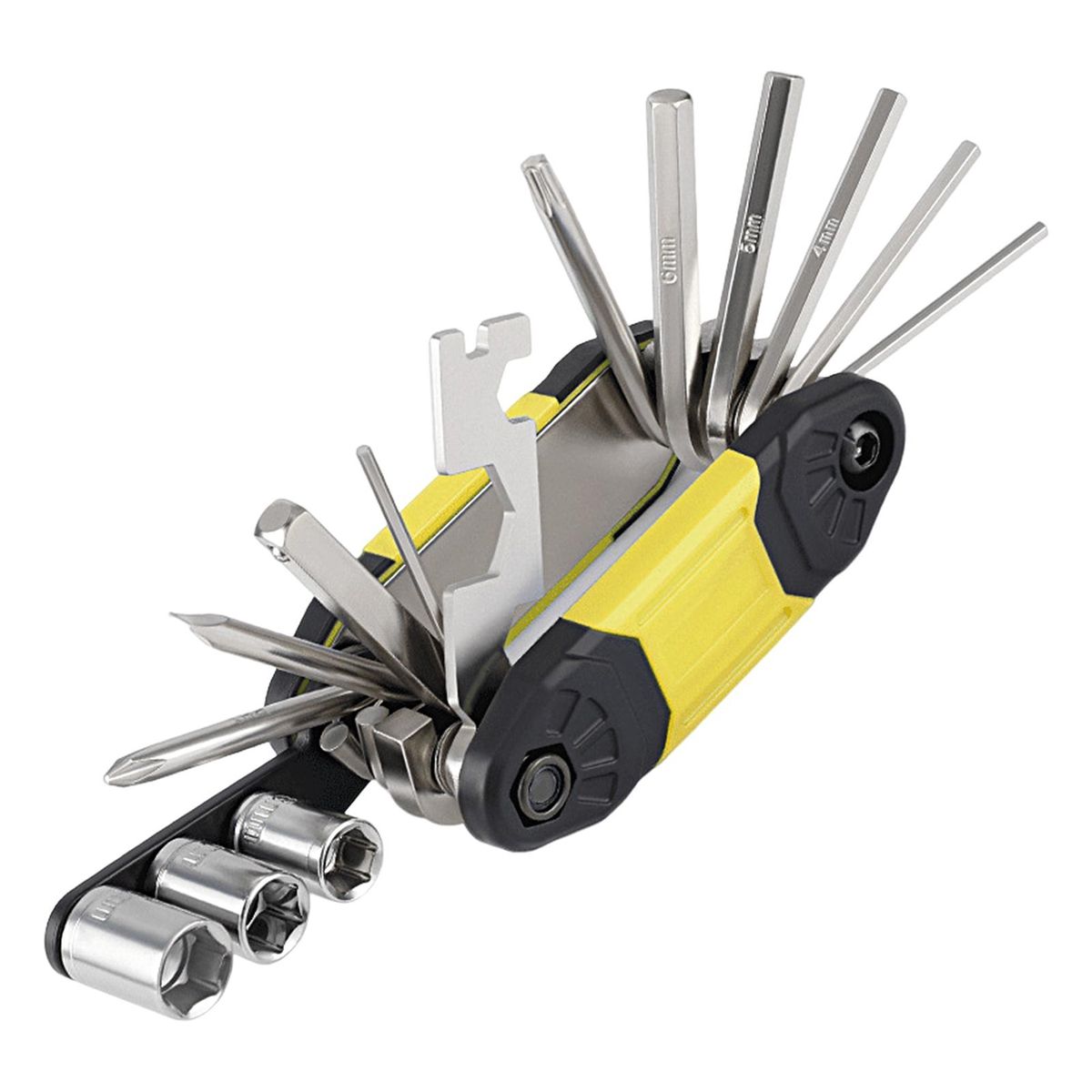 Bike Repair Tool Road Bicycle Bike Tyre Repair Tool Wrench Yellow