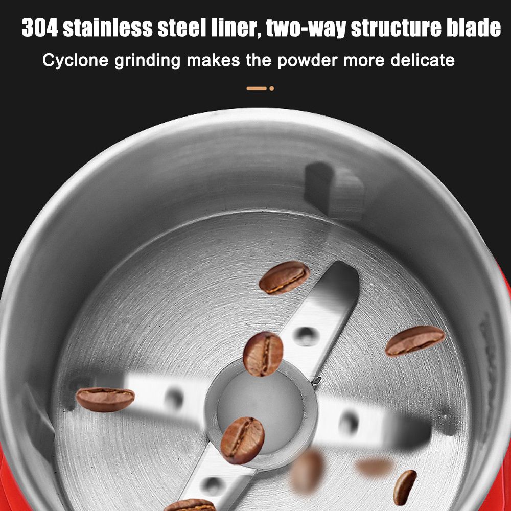 Portable Electric Coffee Grinder Household Mini Grain Small