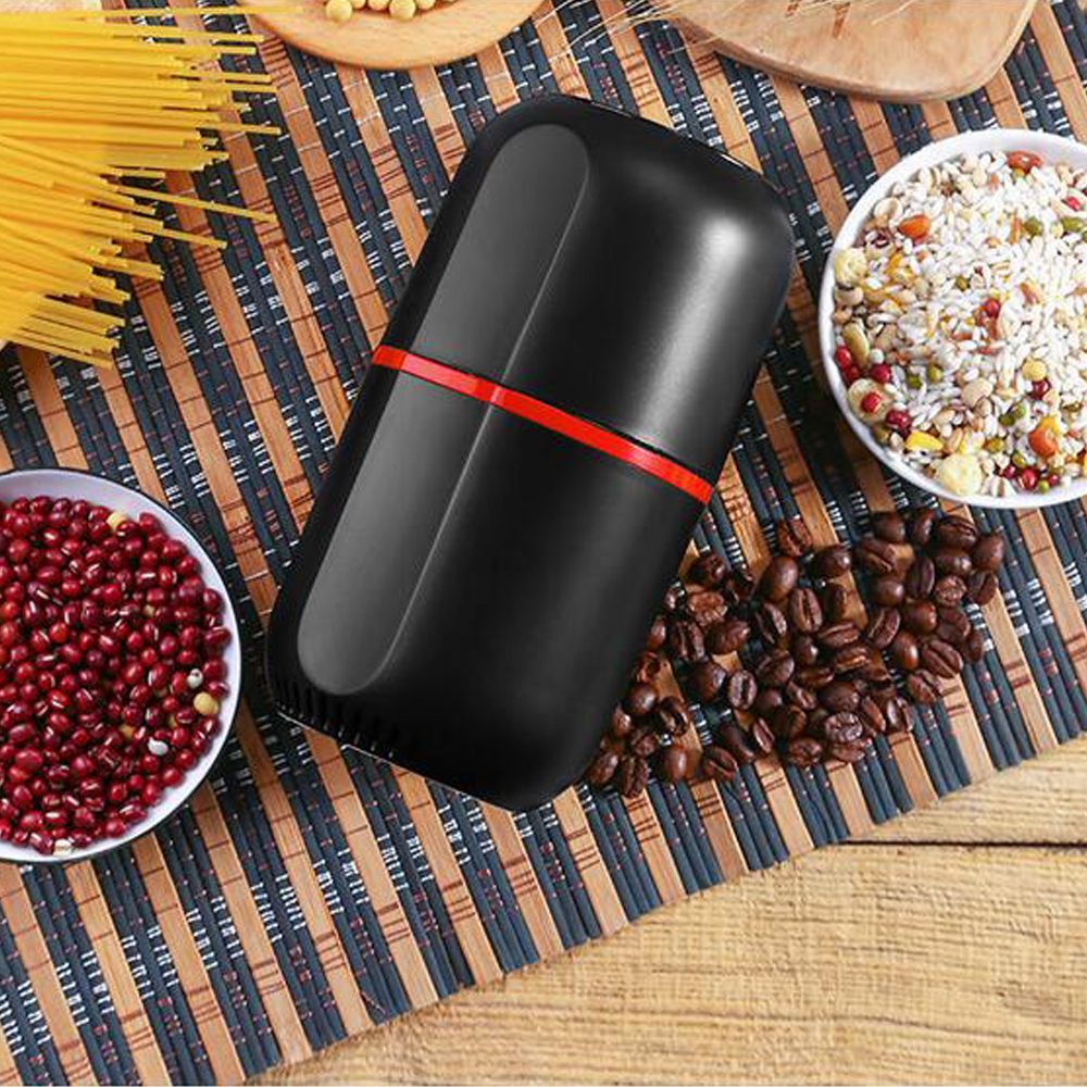 Portable Electric Coffee Grinder Household Mini Grain Small