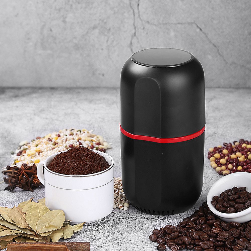 Portable Electric Coffee Grinder Household Mini Grain Small