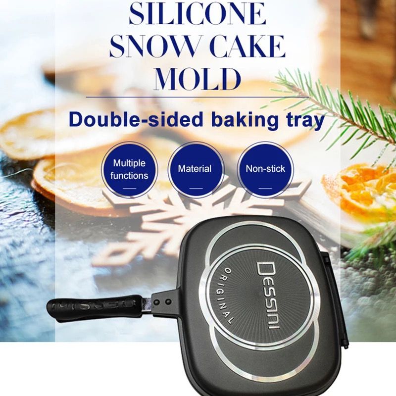 Dessini ITALIAN Double Sided Grill Non-Stick Fry Pressure Pan(Best Quality)