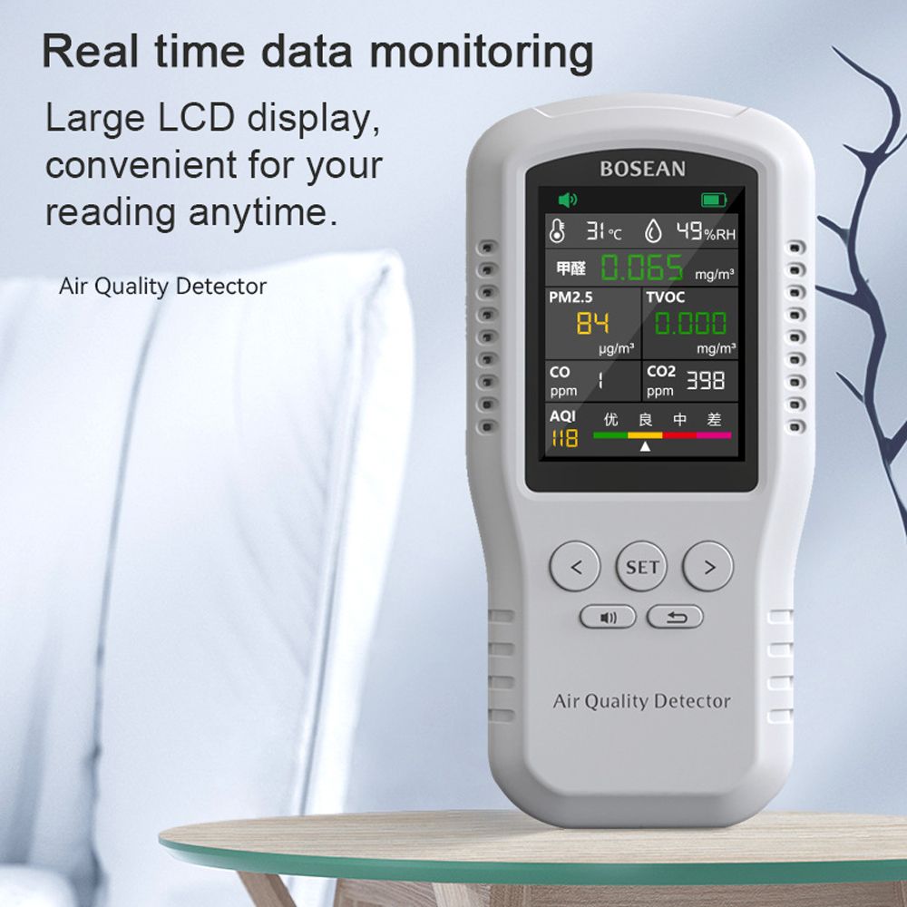 8 In 1 Portable Air Quality Monitor