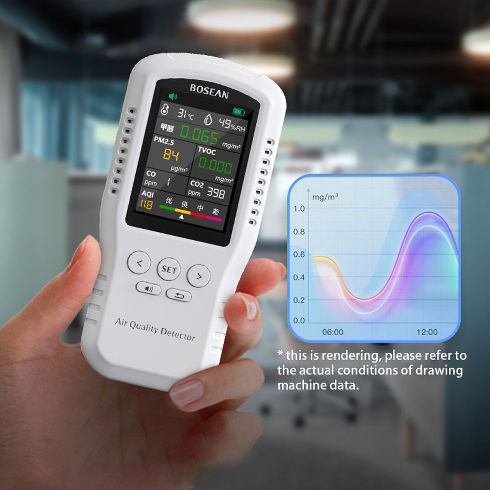 8 In 1 Portable Air Quality Monitor