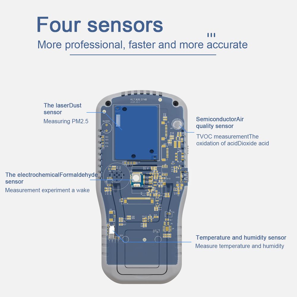 8 In 1 Portable Air Quality Monitor