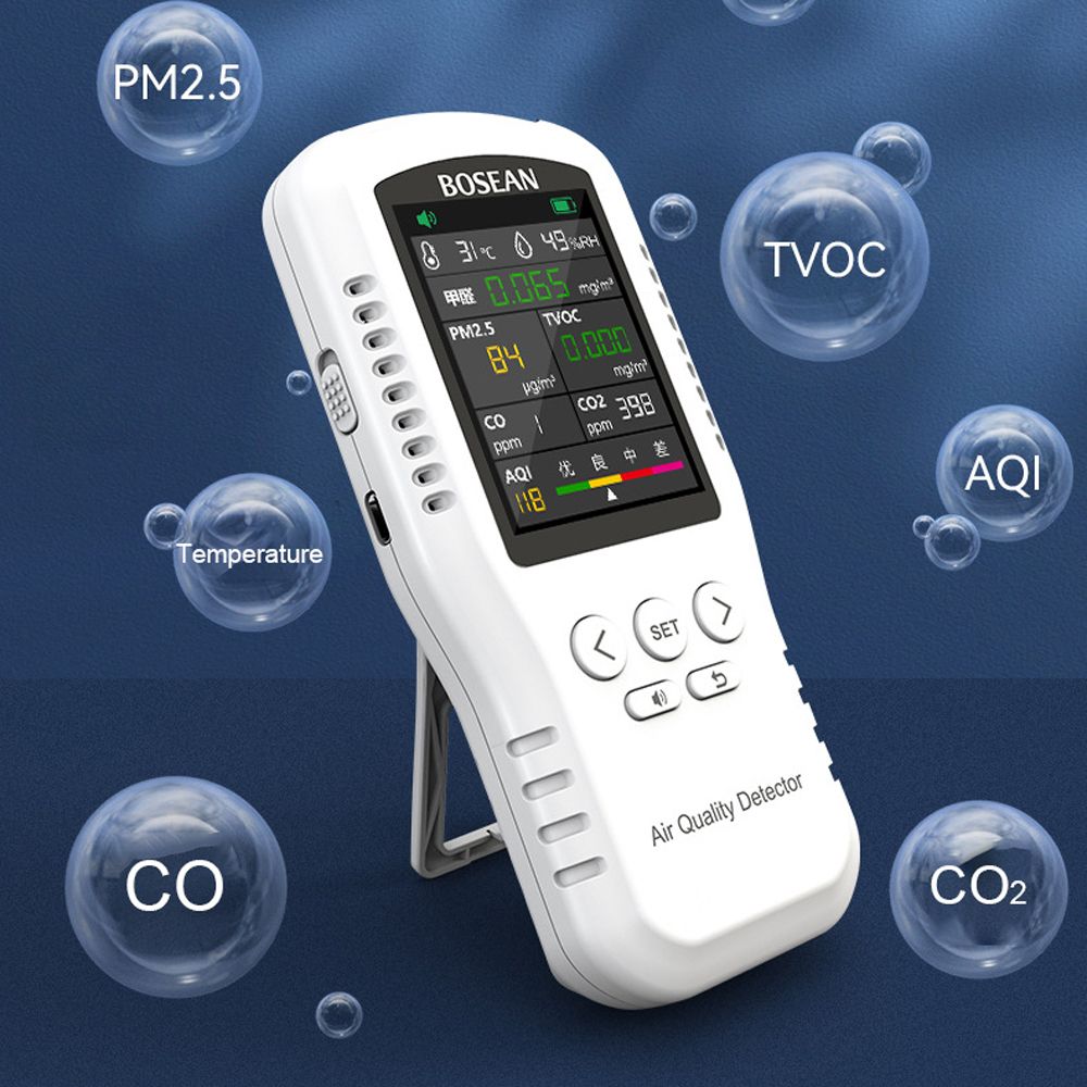 8 In 1 Portable Air Quality Monitor