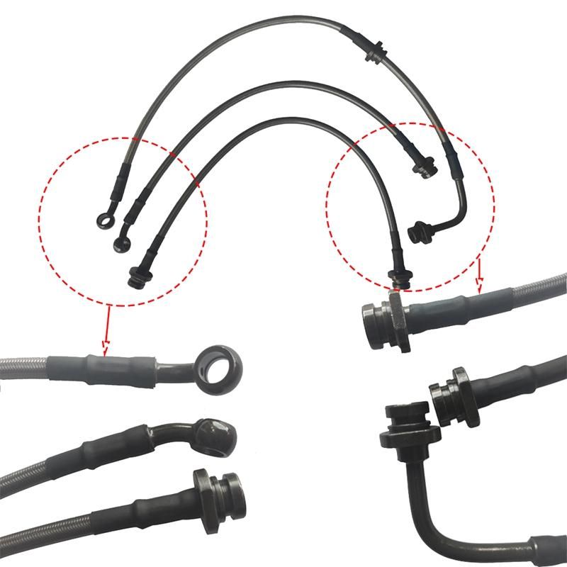 Extend Lengthened Brake Hose 2-3 Inches Offroad Suspension Lift Kits Brake Lines for 2007-2017 Jimny JB23 JB43