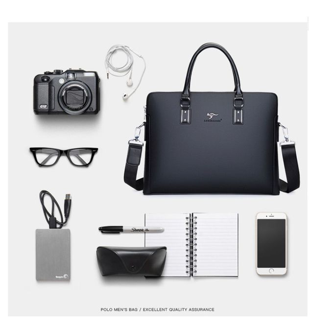 Original Leather Office Briefcase Bag - Office Fancy Shoulder Bag