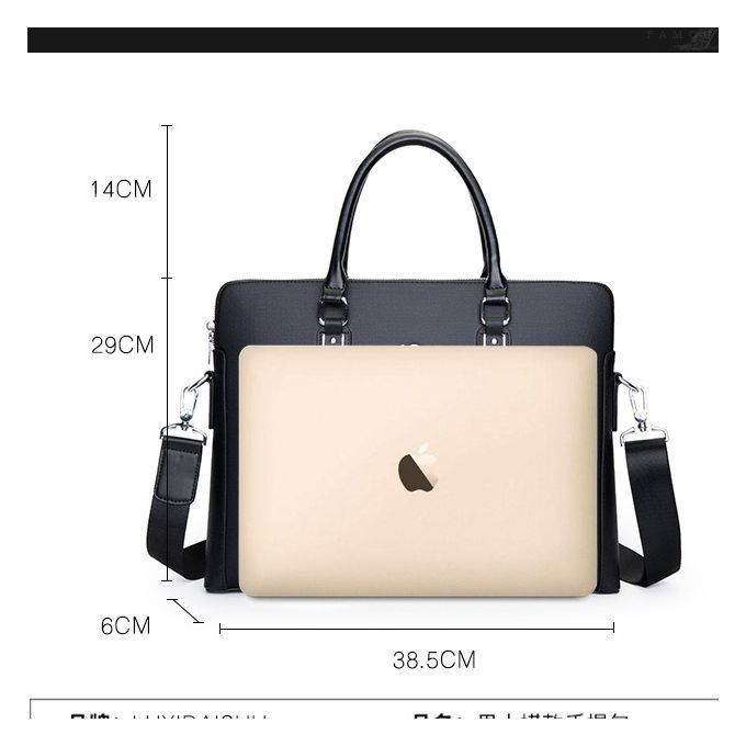 Original Leather Office Briefcase Bag - Office Fancy Shoulder Bag