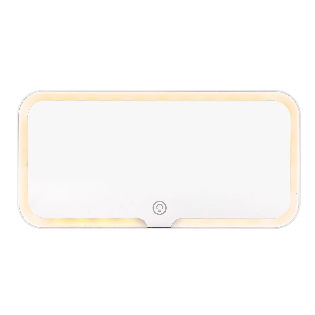 Car Vanity Mirror With LED Light Co-Pilot Sun Visor Makeup