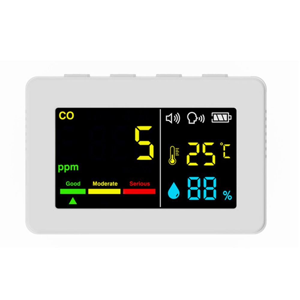 Portable Air Quality Meter 3in1 CO Temperature And Humidity