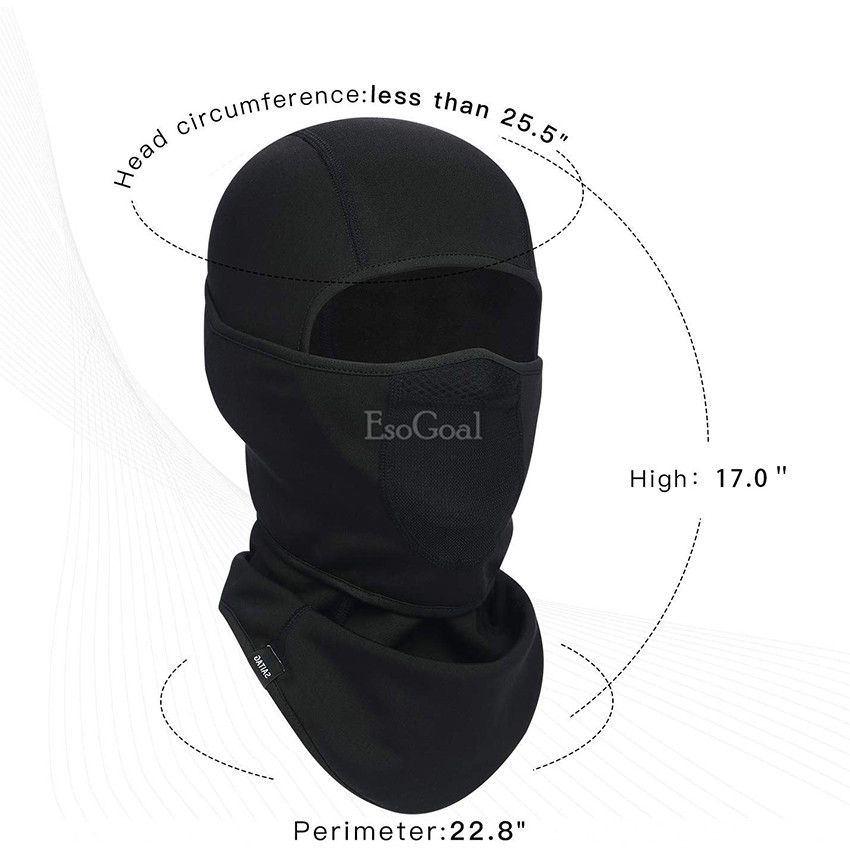 EsoGoal Unisex Windproof Ski Face Mask UV Protection