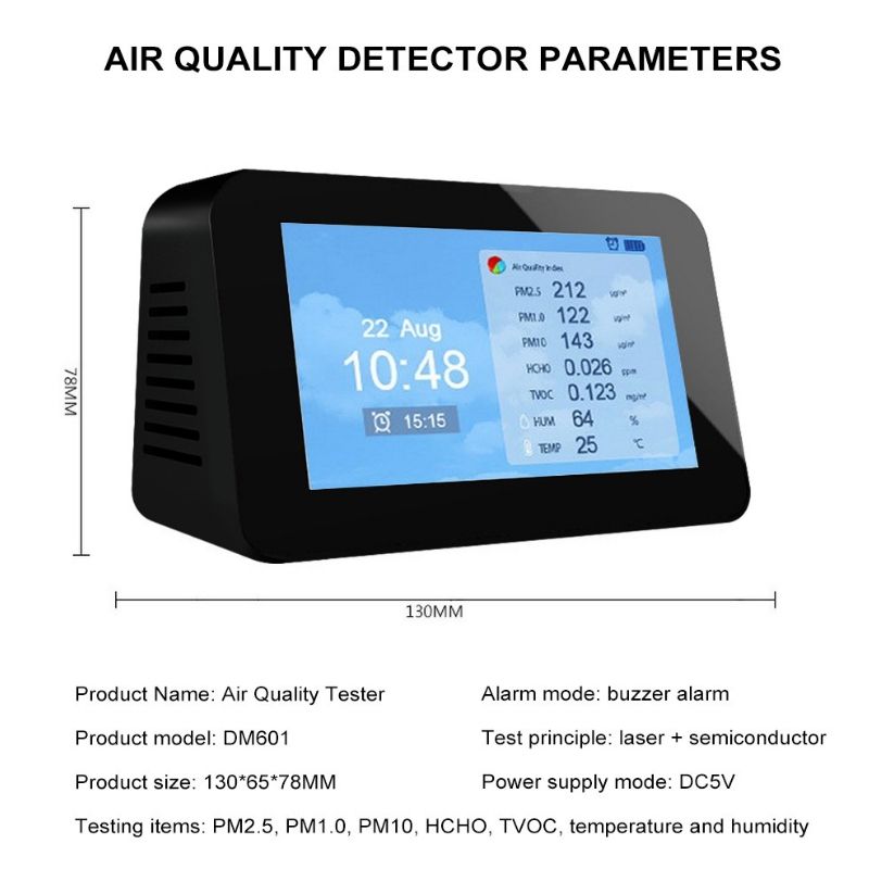 DM601A PM2.5 Formaldehyde Air Quality Detector
