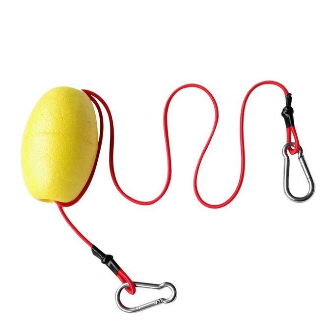 Kayak Tow Line Throw Line 74cm Rope With Anchor Float Yellow + Red