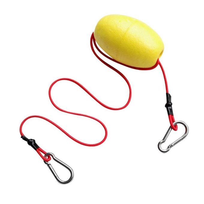 Kayak Tow Line Throw Line 74cm Rope With Anchor Float Yellow + Red
