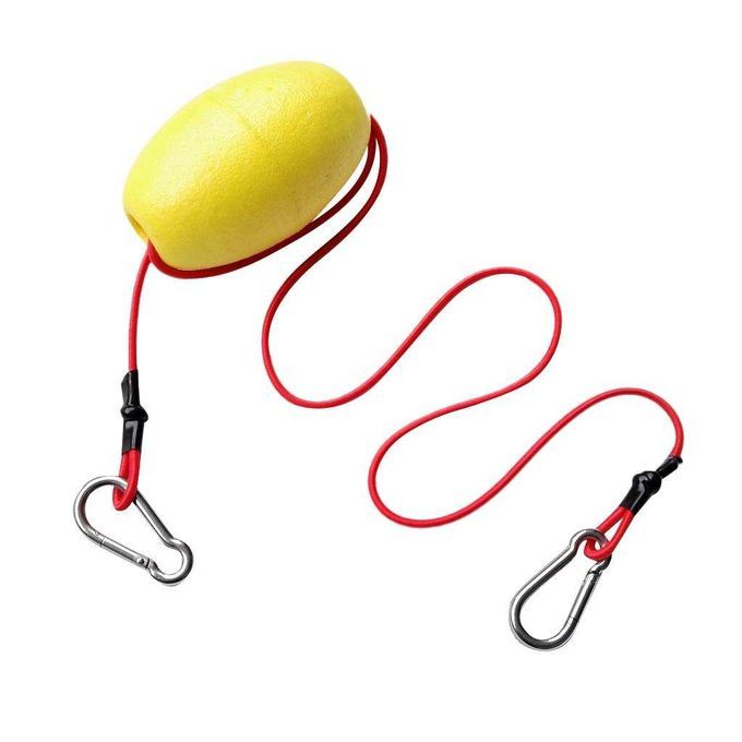 Kayak Tow Line Throw Line 74cm Rope With Anchor Float Yellow + Red